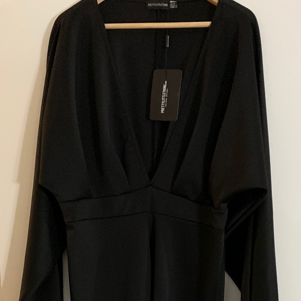 Pretty Little Thing Deep Plunge Jumpsuit